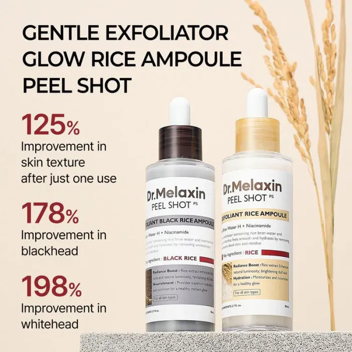 Esfoliante com Efeito Iluminador – Enriquecido com Extrato de Arroz