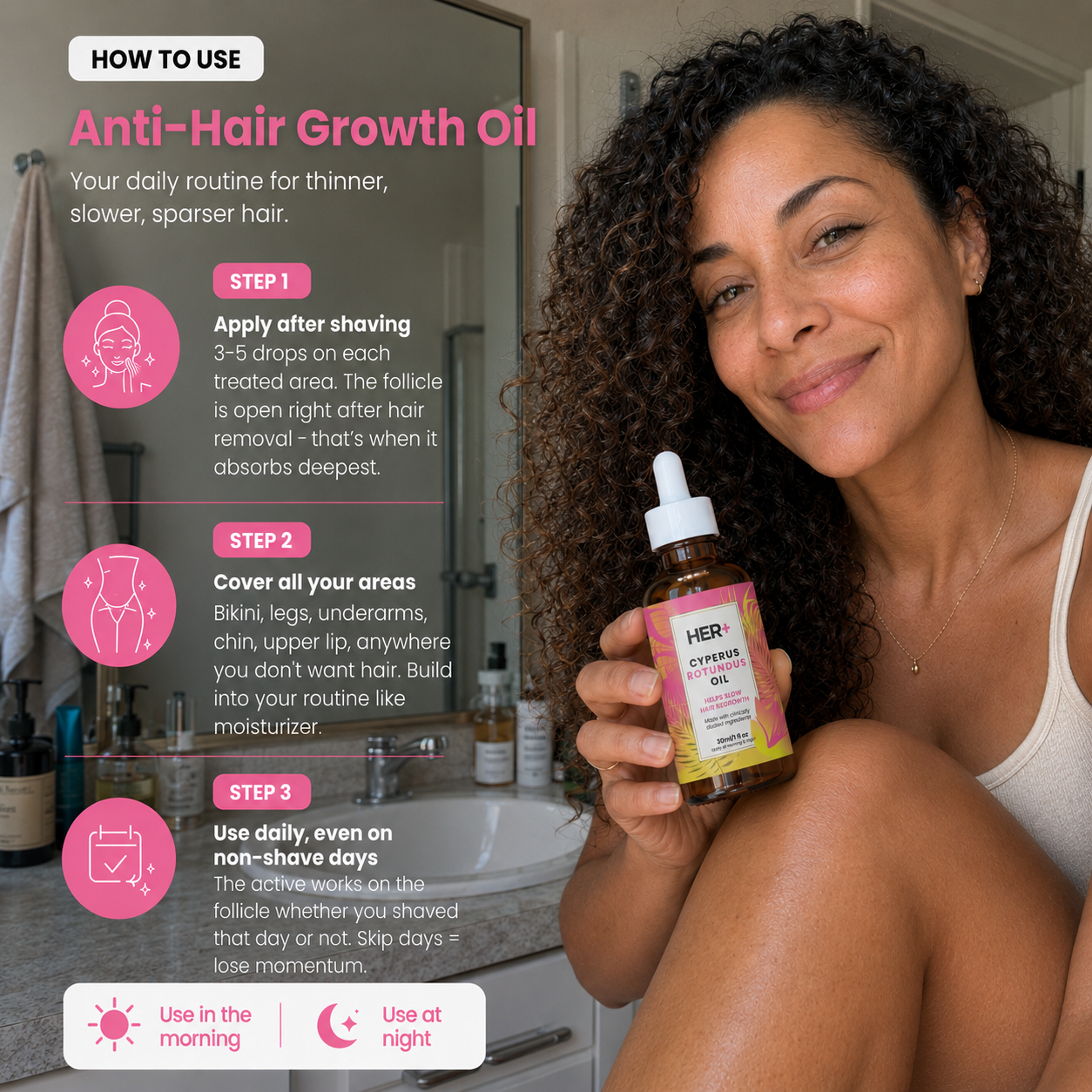 Anti-Hair Growth Oil