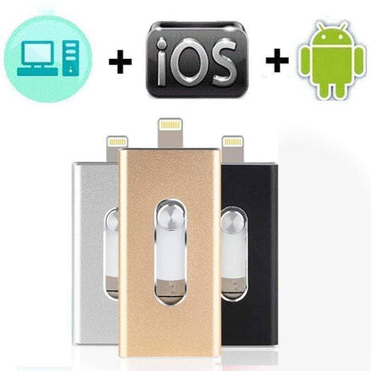 Pen USB para Telemóvel 4 em 1 - Multioperacional